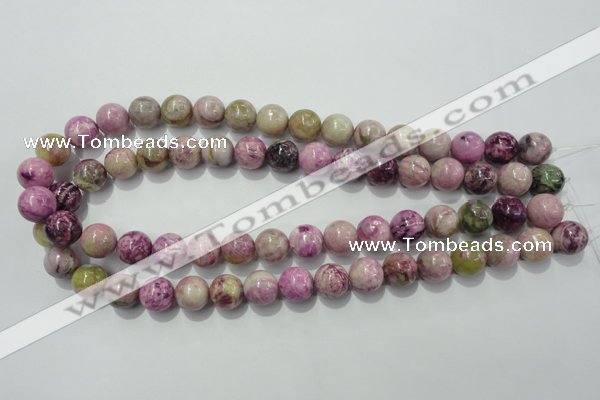 CTJ505 15.5 inches 12mm round dyed purple jasper beads wholesale