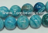 CTJ635 15.5 inches 14mm round dyed blue jasper beads wholesale