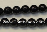 CTO103 15.5 inches 10mm round natural black tourmaline beads