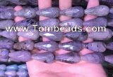 CTR309 15.5 inches 10*25mm faceted teardrop labradorite beads