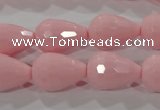 CTU2705 15.5 inches 13*18mm faceted teardrop synthetic turquoise beads