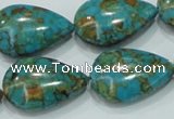 CTU626 15.5 inches 16*25mm teardrop synthetic turquoise beads
