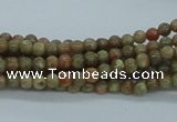 CUG01 15.5 inches 4mm round unakite gemstone beads wholesale