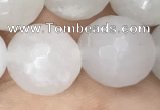 CWH80 15.5 inches 12mm faceted round white jade beads wholesale