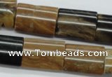 CWJ12 15.5 inches 16*20mm flat column wood jasper gemstone beads