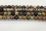 CWJ583 15.5 inches 11mm round wooden jasper beads wholesale