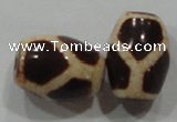 DZI16 3PCS 10*14mm oval loose Tibetan Agate Dzi Beads wholesale