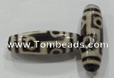 DZI72 10*30mm oval loose Tibetan Agate Dzi Beads wholesale