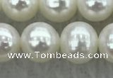 FWP77 15 inches 7mm - 8mm potato white freshwater pearl strands