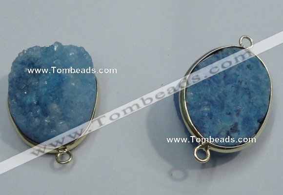 NGP1055 20*30mm - 25*35mm freeform druzy agate beads pendant