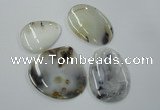 NGP1254 35*45mm - 45*55mm freeform agate gemstone pendants wholesale
