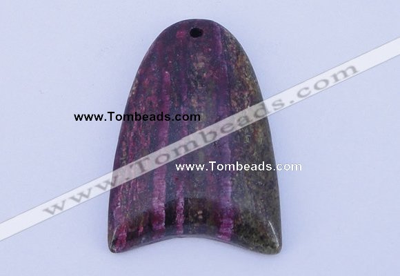 NGP150 2pcs 30*40mm fashion long spar stone pendants