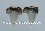 NGP1586 32*42mm - 35*45mm agate gemstone pendants