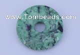 NGP219 5*30mm fashion african turquoise gemstone donut pendant