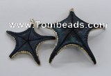 NGP2765 50*55mm - 75*85mm starfish pendants wholesale