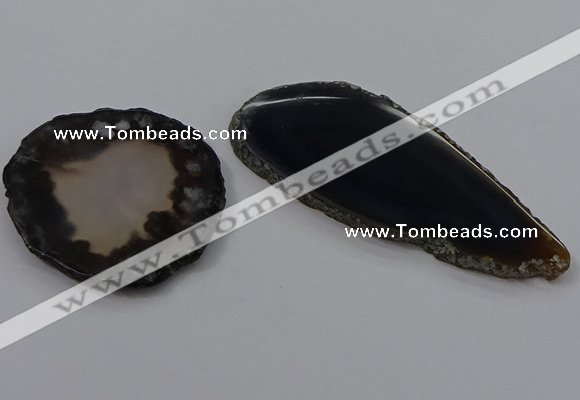NGP4262 35*50mm - 45*80mm freefrom agate pendants wholesale