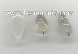 NGP5540 14*40mm - 23*58mm teardrop white crystal pendants