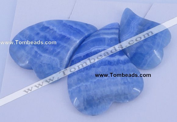 NGP74 Fashion blue lace agate gemstone pendants set jewelry wholesale