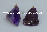 NGP8707 25*40mm – 35*50mm freeform agate pendants wholesale