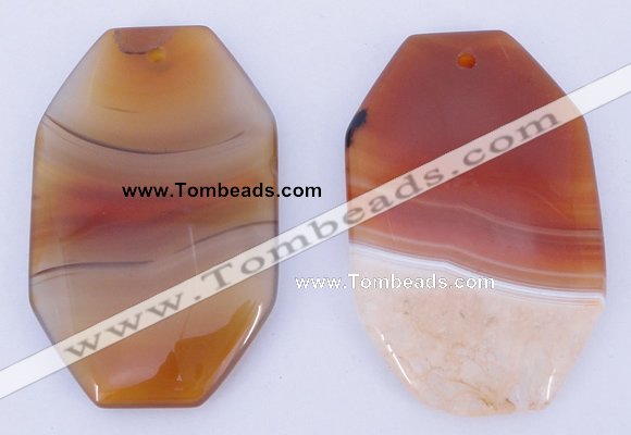 NGP921 5PCS 35*55mm agate druzy geode gemstone pendants