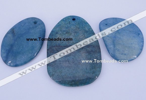 NGP938 5PCS 35-50mm*45-70mm freeform gemstone pendants wholesale