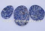 NGP945 5PCS 30-40mm*40-60mm freeform blue spot gemstone pendants
