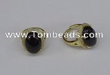 NGR248 13*18mm oval agate gemstone rings wholesale