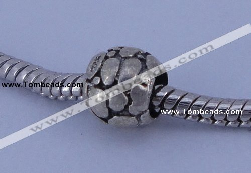 SEP44 5PCS 7*8mm drum no troll sterling silver European beads