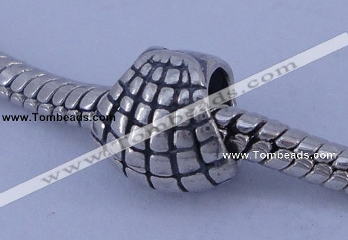 SEP55 5PCS 7*9.5mm no troll sterling silver European beads