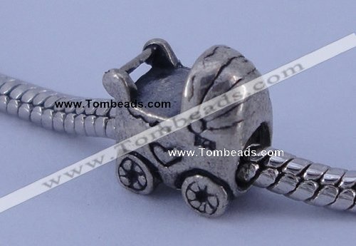 SEP63 5PCS 7*10mm no troll sterling silver European beads