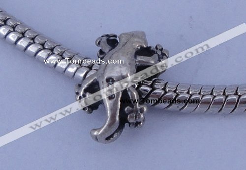 SEP88 5PCS 7.5*12mm Animal no troll sterling silver European beads