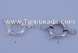 SSC202 5pcs 12mm 925 sterling silver spring rings clasps