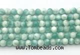 CAS311 15.5 inches 8mm round snowflake angelite gemstone beads