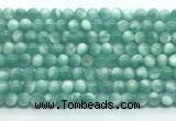 CAS330 15.5 inches 6mm round peacock angelite gemstone beads