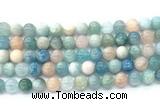 CMG503 15.5 inches 10mm round morganite gemstone beads