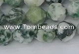 CAA1023 15.5 inches 12mm faceted nuggets tree agate beads