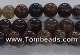 CAA1036 15.5 inches 6mm round dragon veins agate beads wholesale