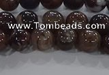 CAA1037 15.5 inches 8mm round dragon veins agate beads wholesale