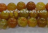 CAA1042 15.5 inches 8mm round dragon veins agate beads wholesale