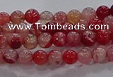 CAA1050 15.5 inches 4mm round dragon veins agate beads wholesale