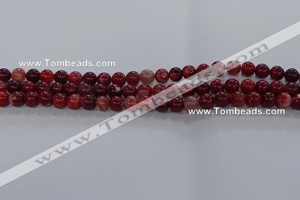 CAA1051 15.5 inches 6mm round dragon veins agate beads wholesale