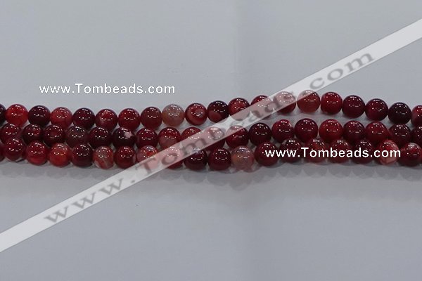 CAA1052 15.5 inches 8mm round dragon veins agate beads wholesale