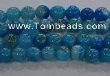 CAA1055 15.5 inches 4mm round dragon veins agate beads wholesale