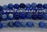 CAA1060 15.5 inches 4mm round dragon veins agate beads wholesale