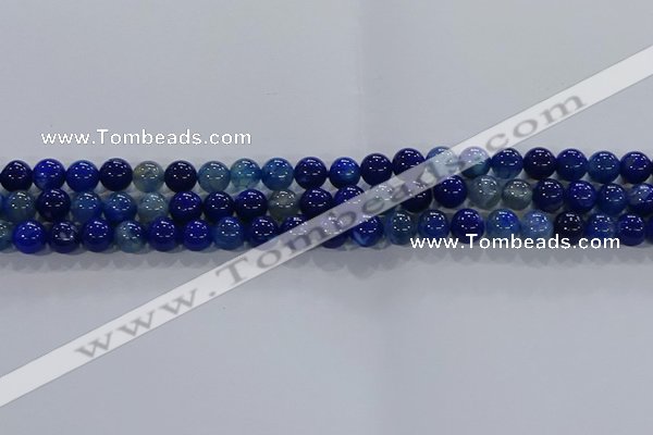 CAA1061 15.5 inches 6mm round dragon veins agate beads wholesale