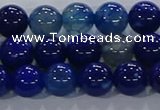 CAA1062 15.5 inches 8mm round dragon veins agate beads wholesale