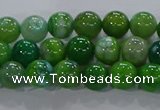 CAA1066 15.5 inches 6mm round dragon veins agate beads wholesale