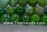 CAA1068 15.5 inches 10mm round dragon veins agate beads wholesale