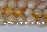 CAA1072 15.5 inches 8mm round sakura agate gemstone beads