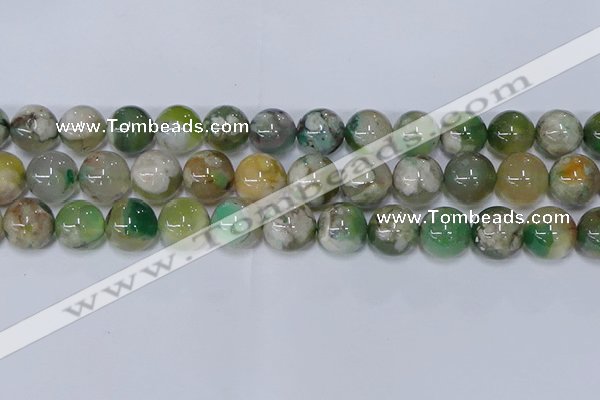 CAA1095 15.5 inches 14mm round sakura agate gemstone beads